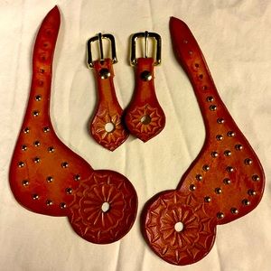 Sunrise custom spur straps